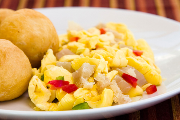 Ackee with Saltfish